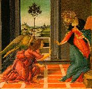BOTTICELLI, Sandro The Cestello Annunciation dfg oil painting on canvas